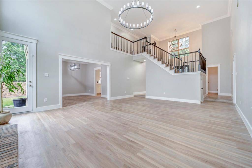 Beautiful new light fixtures are just a few of the new modern touches this this home has to offer