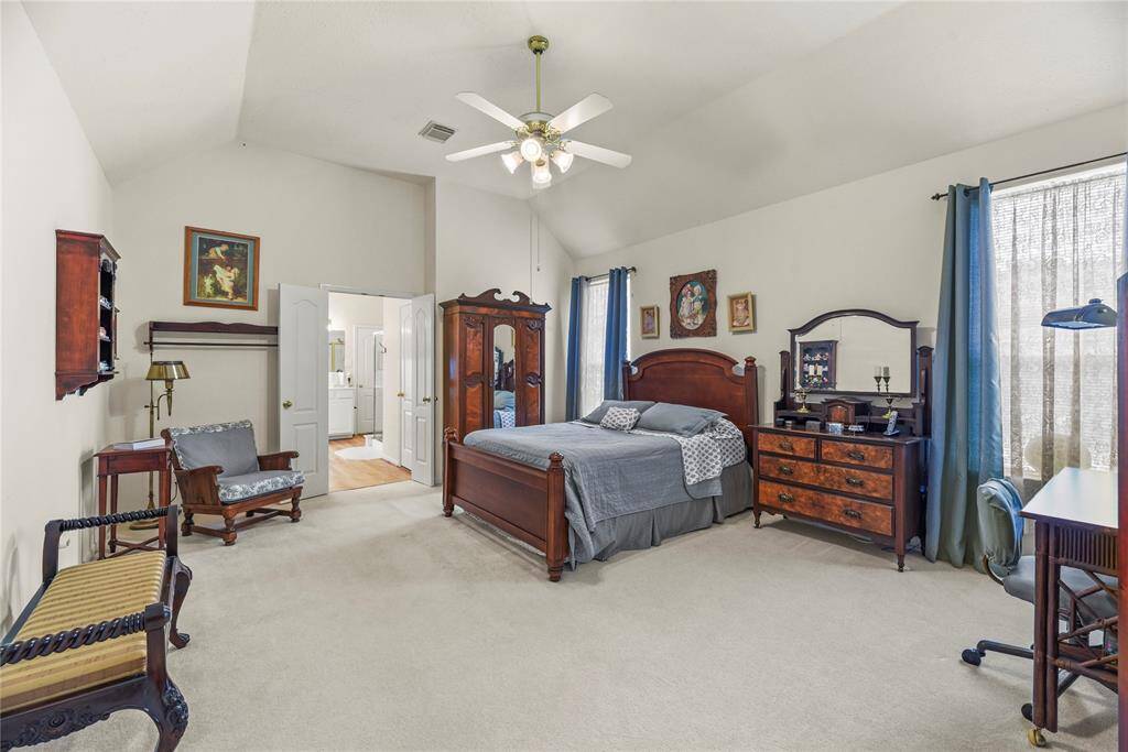 Oversized primary bedroom