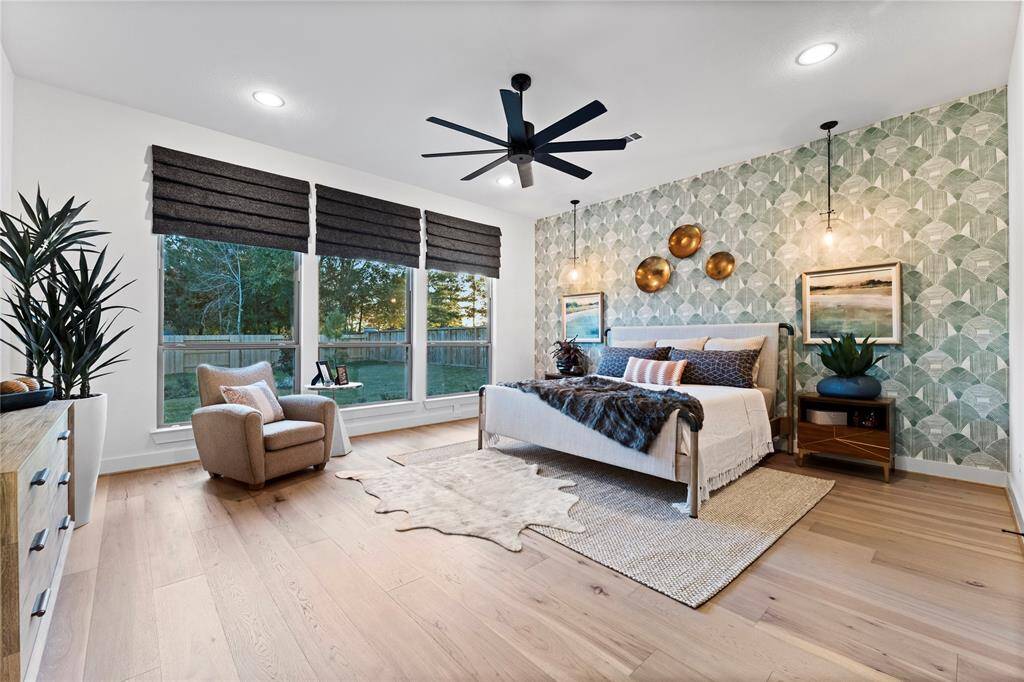 Engineered Hardwood Floors at the Primary Bedroom and 2 Walk-in Closets