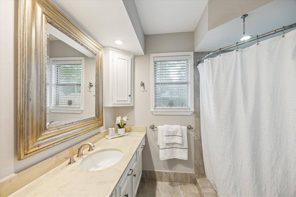 Primary bathroom.