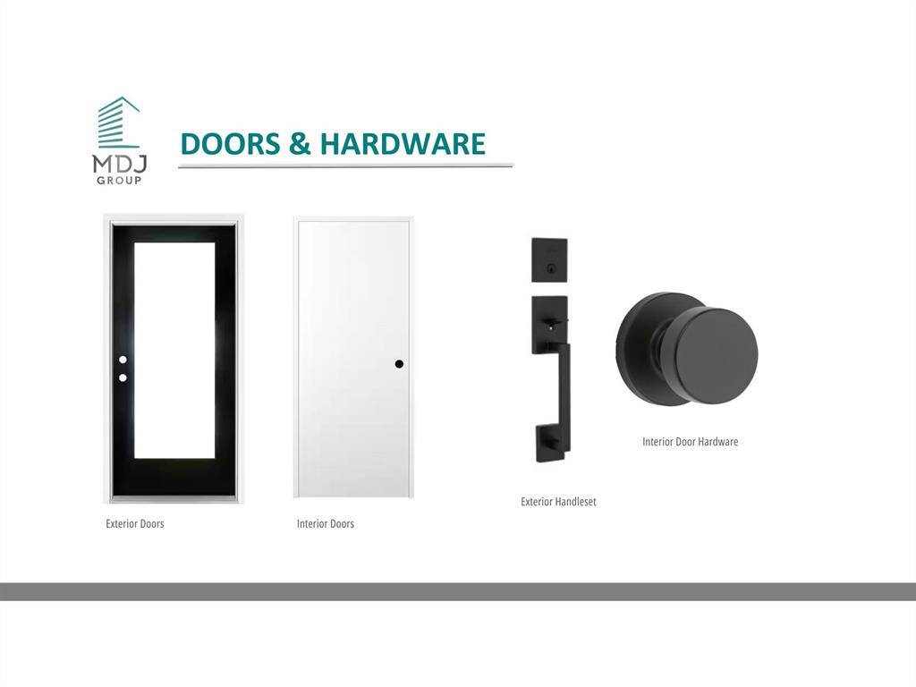Doors & hardware specs