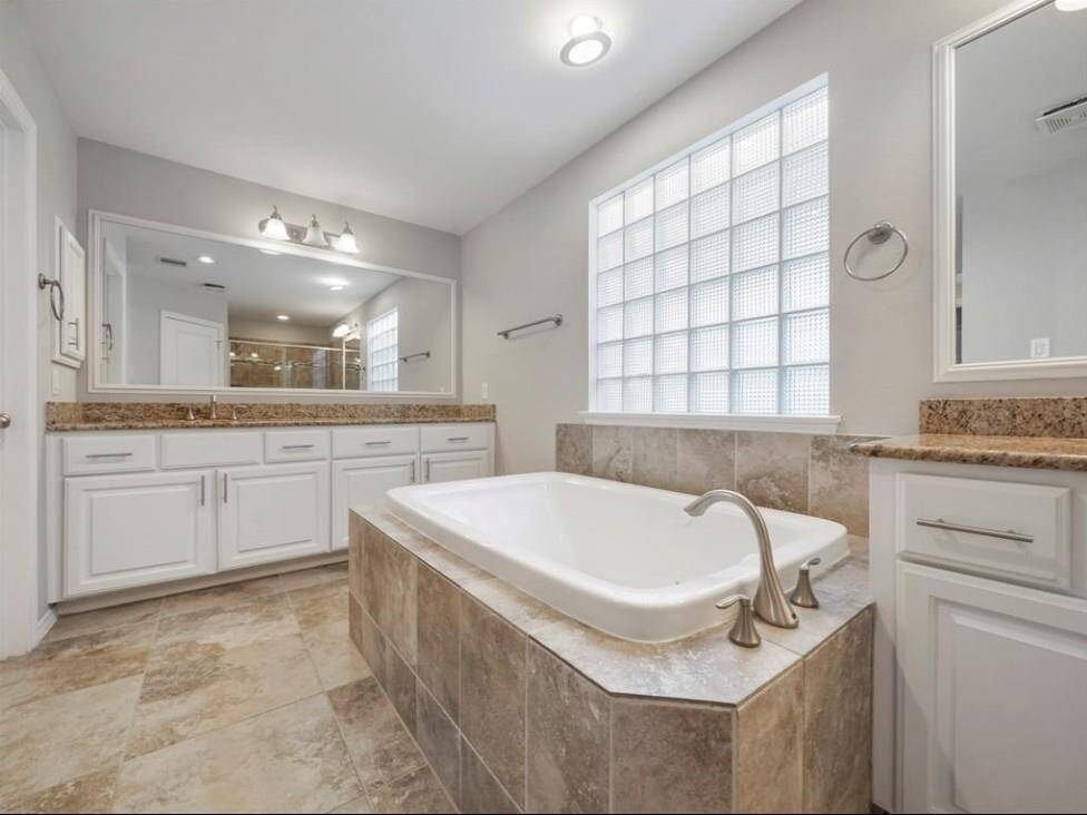 View of primary bathroom.