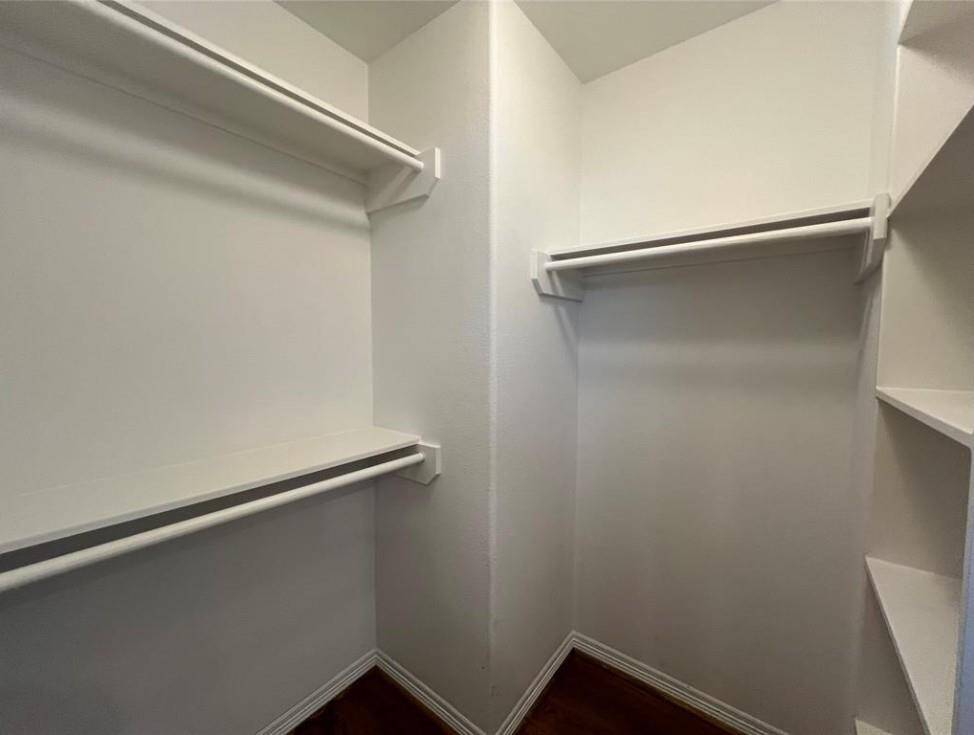 View of secondary closet.