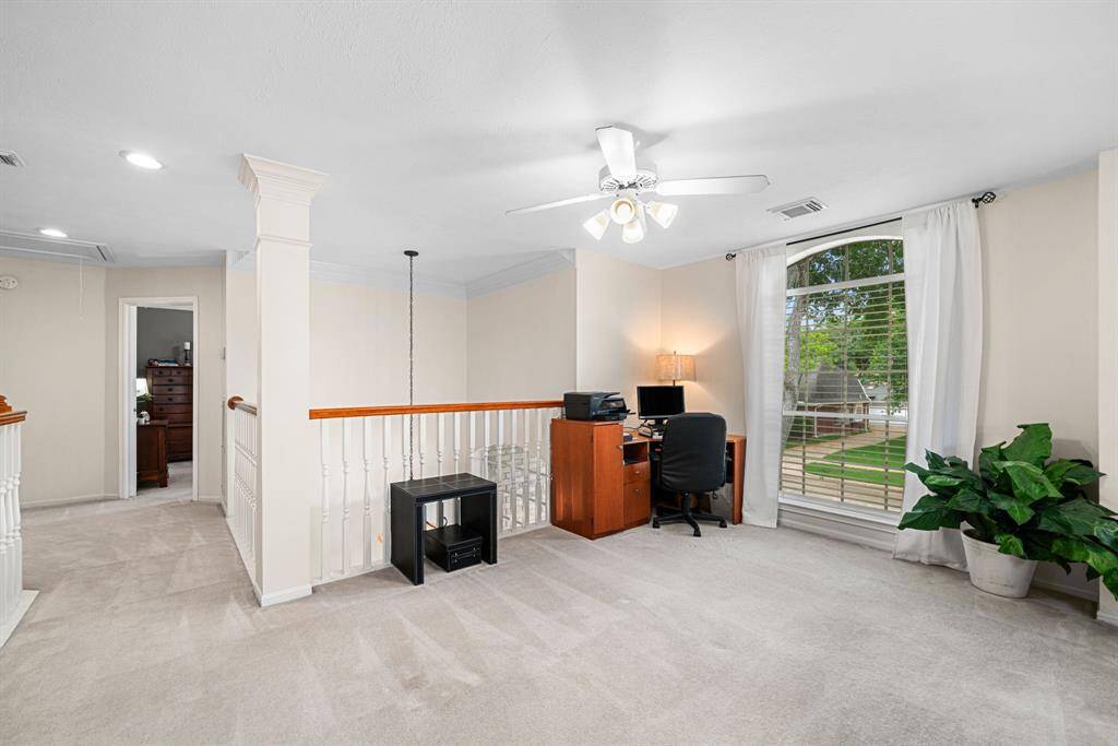 You'll find additional room for a great homework spot or upstairs office space.