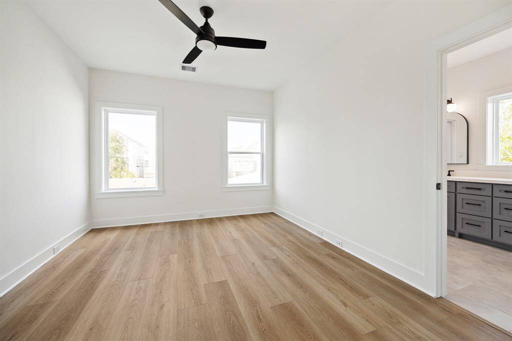 Additional view of the second bedroom with access to the jack and jill bath