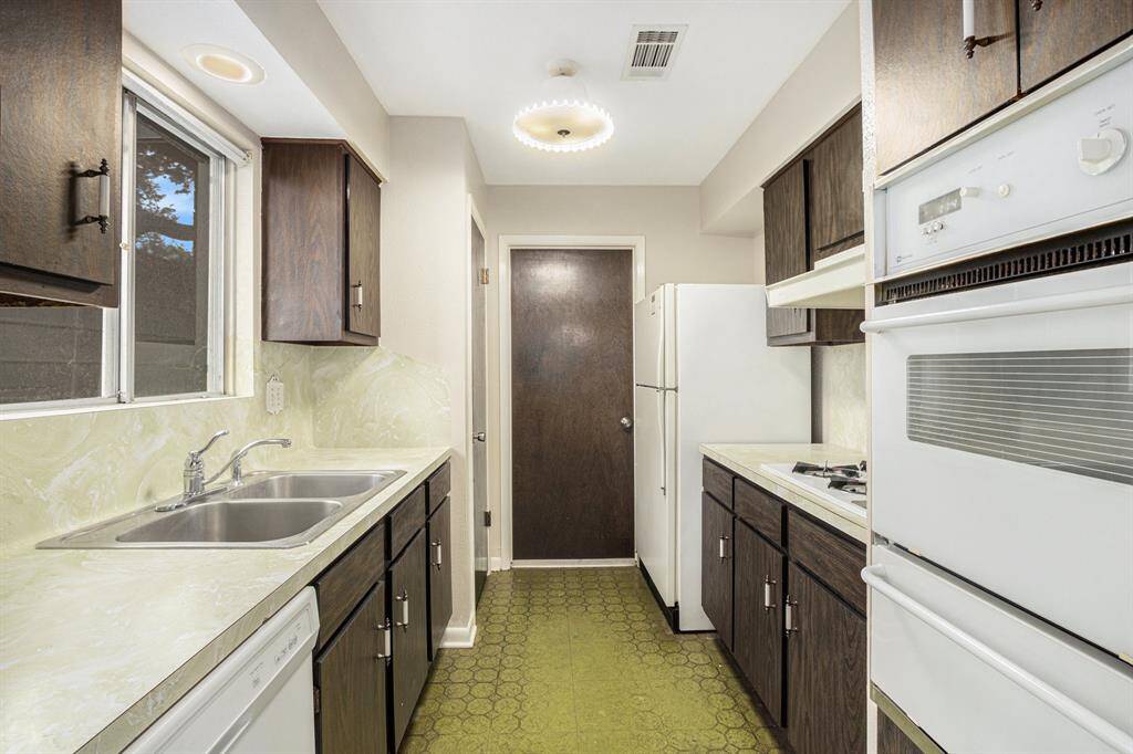 Large galley kitchen