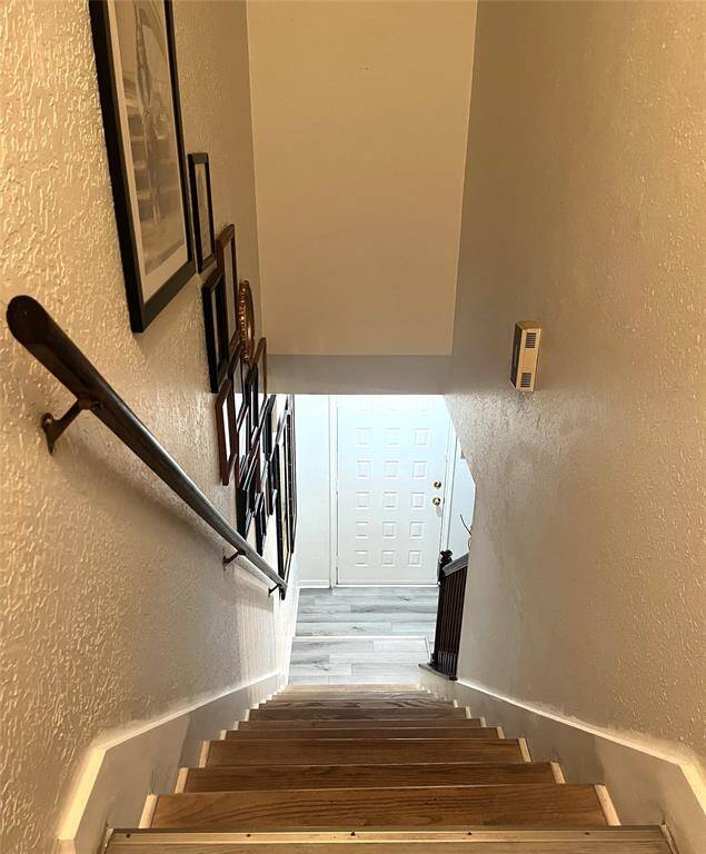 Stairway & front entrance view from the 2nd floor