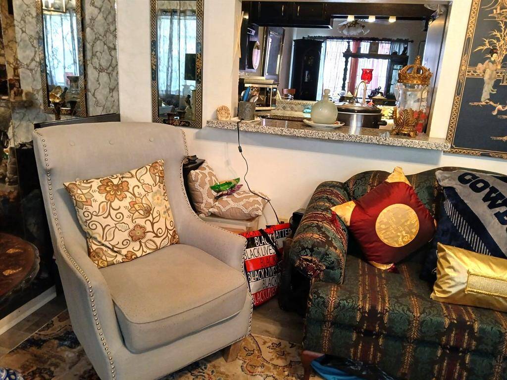 Formal Living room with view of Kitchen & Breakfast areas