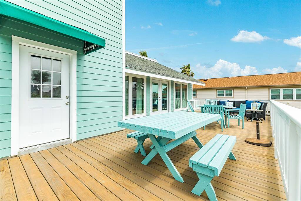 Spacious deck.