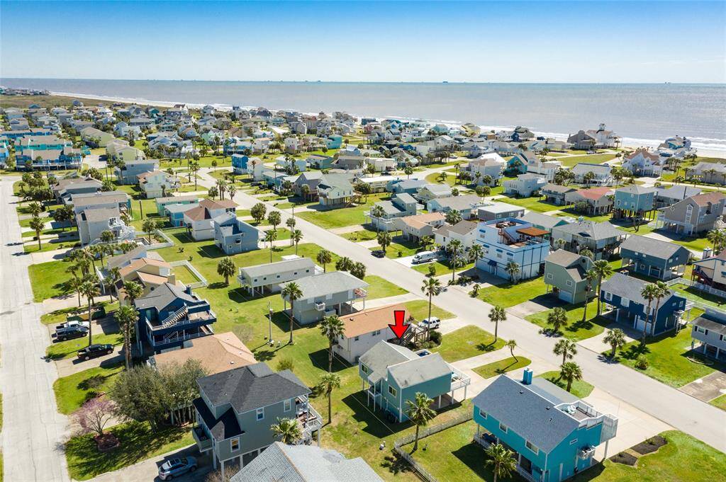 Aerial view facing south east.