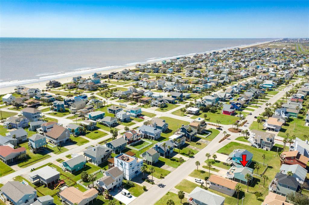 Aerial view facing south west.