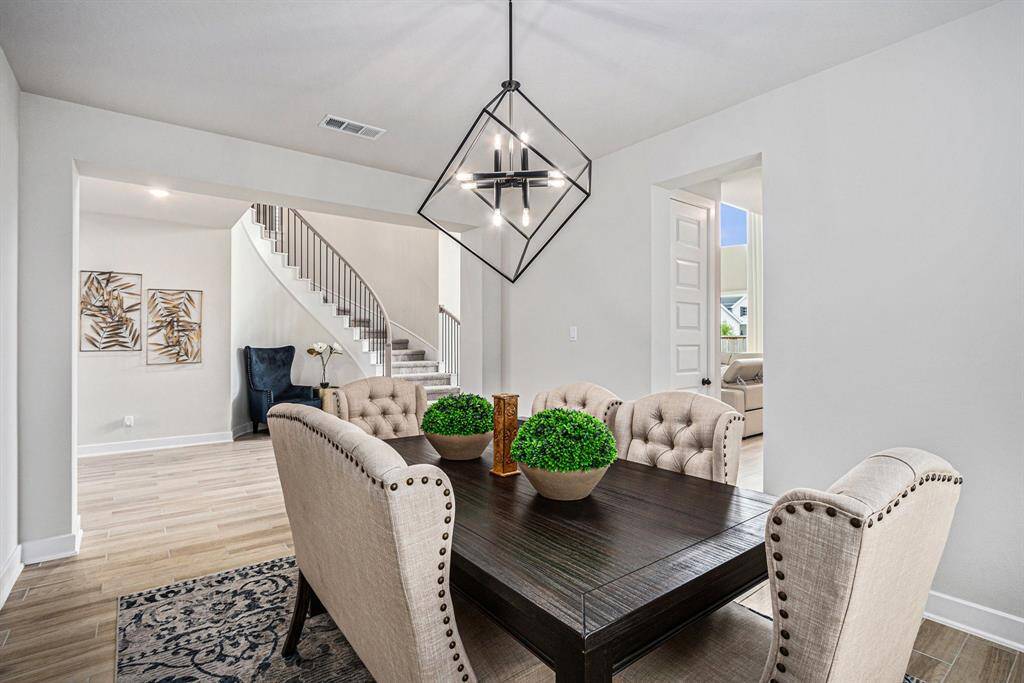 Formal Dining room is just off of the kitchen/living area.