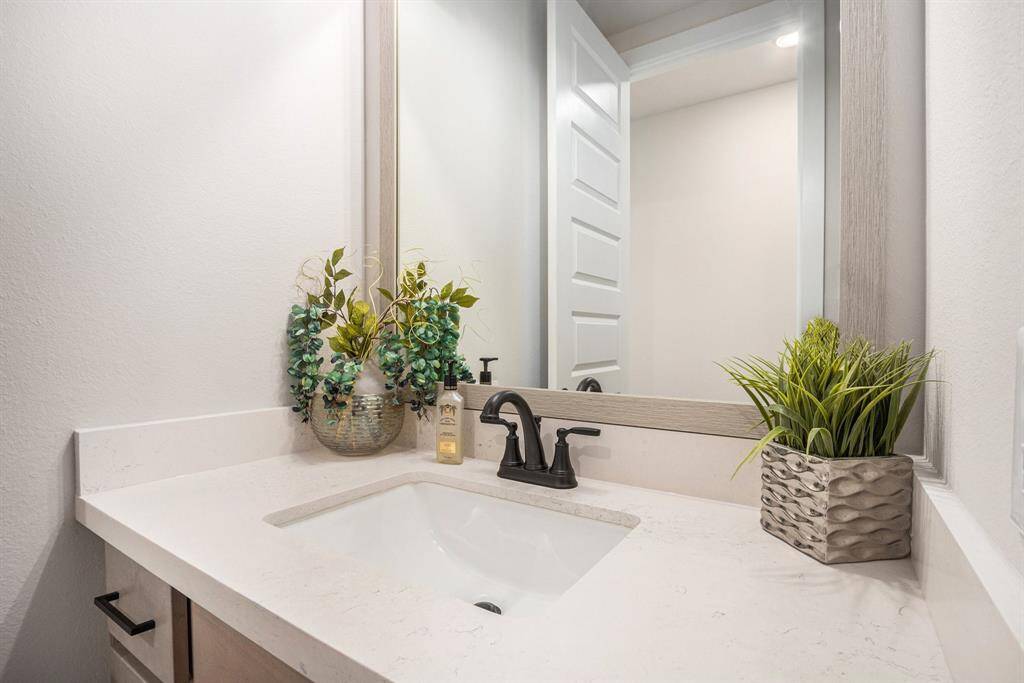 Half bath located on the first floor.