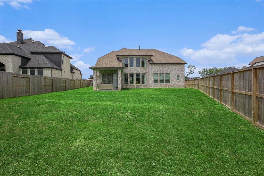 Well-maintained backyard