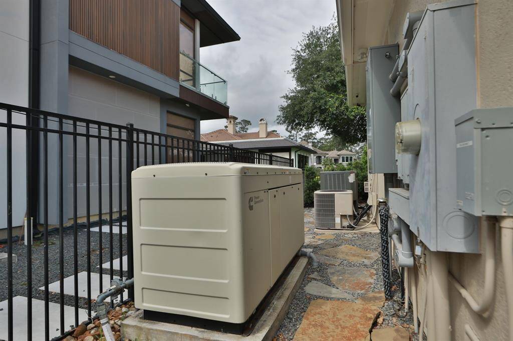 The home includes a Cummins commercial grade, whole-home generator.
