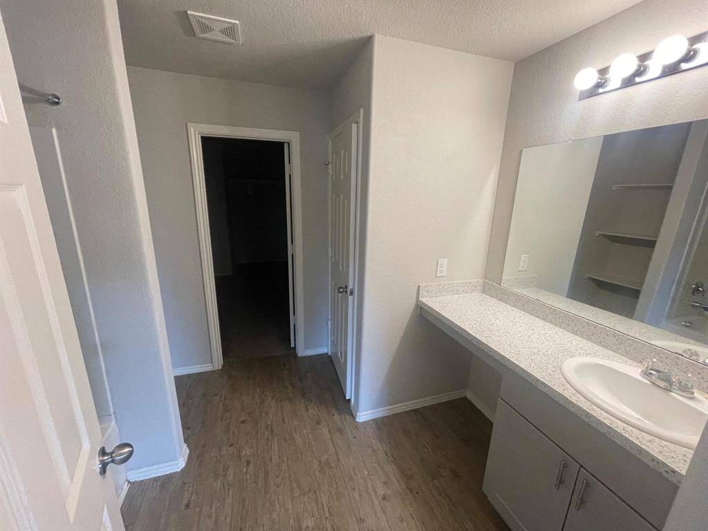 Primary Bath taking into the closet!