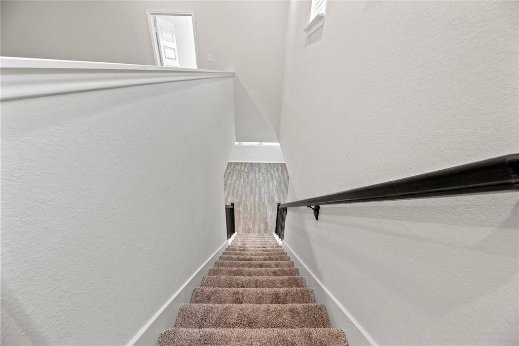 A shot of the stairs.