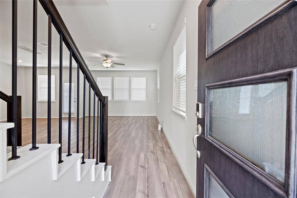 Step inside the bright, open-concept living space on the first floor.