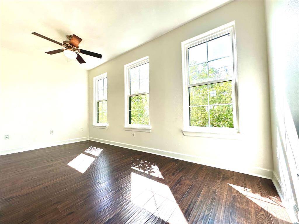 Stairs to second floor leads to this space which can be used as a study or a bedroom.