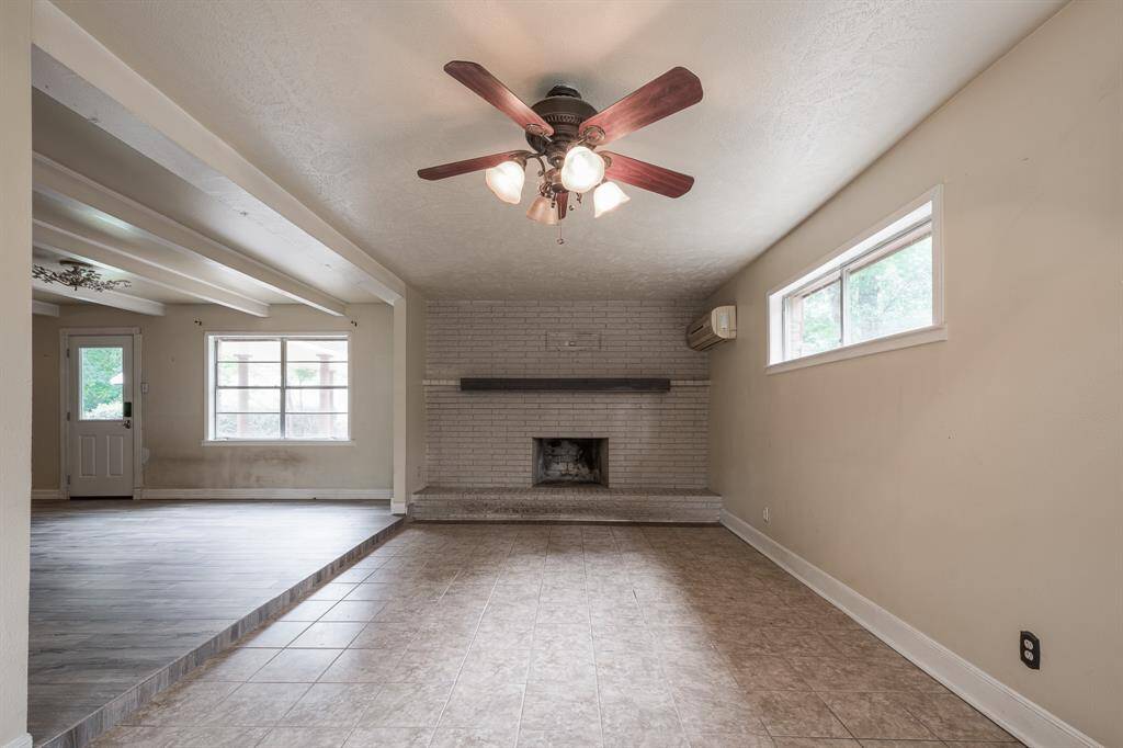 Fireplace in living room