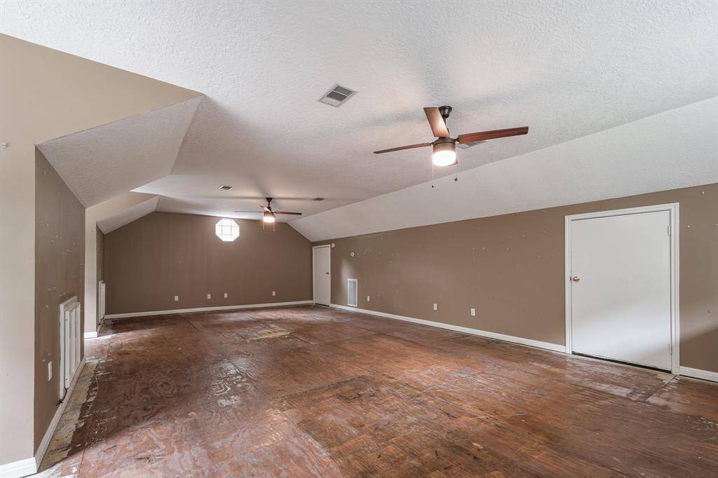 Upstairs garage loft
