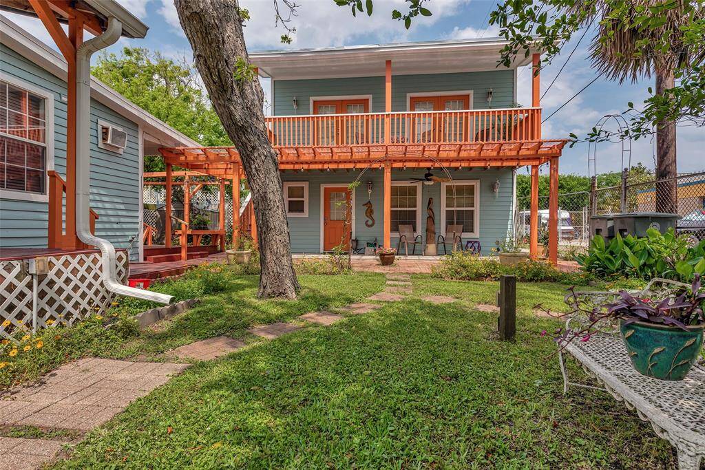 Main house, garage with studio apartment up