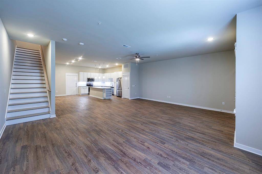 Oversized living/dining area