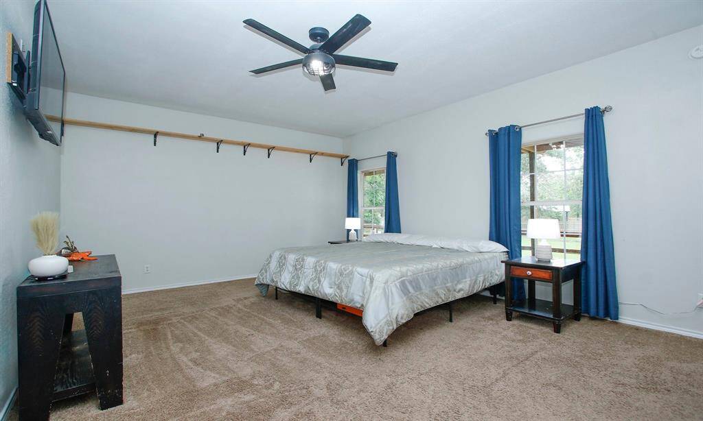 Primary Bedroom is located off the main living room.