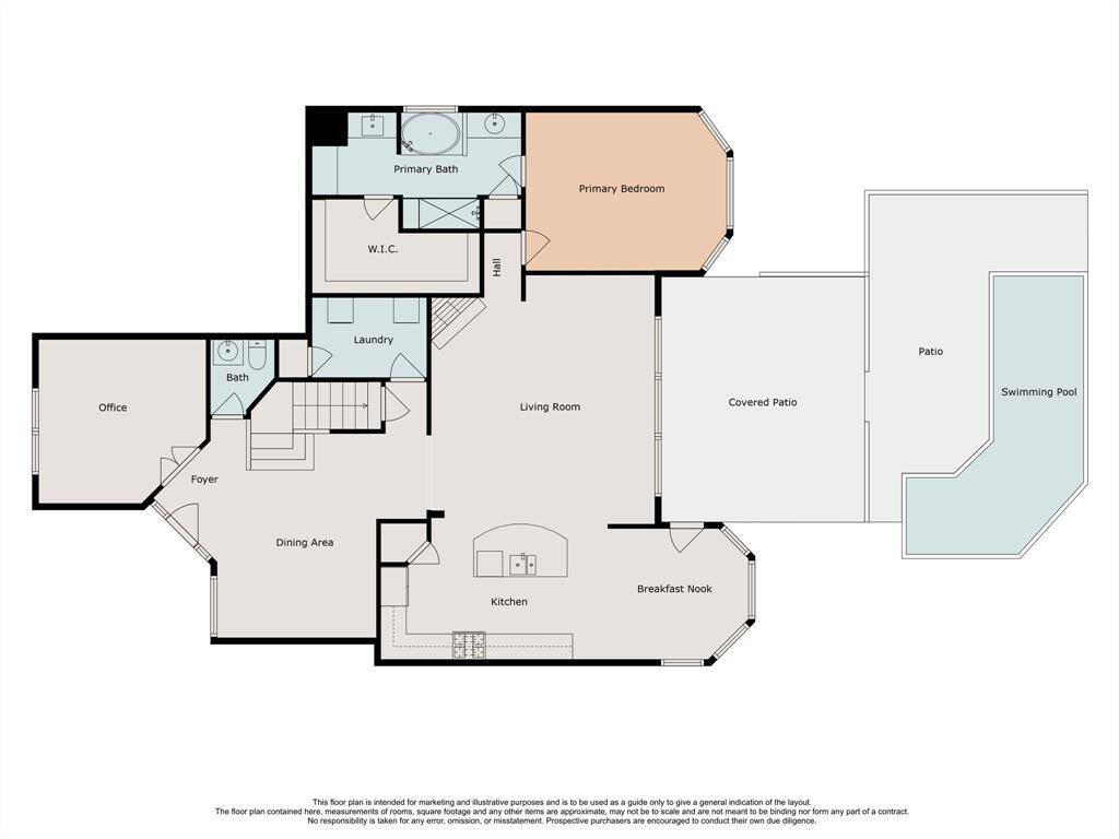 First floor, floor plan.