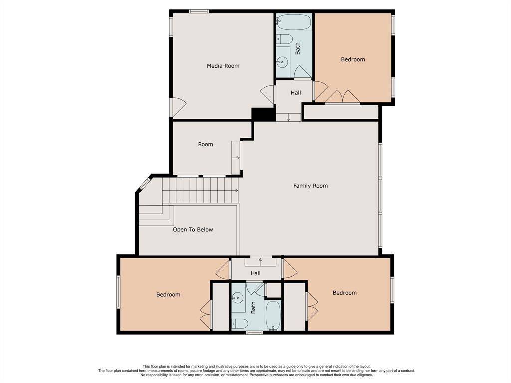Second floor, floor plan.