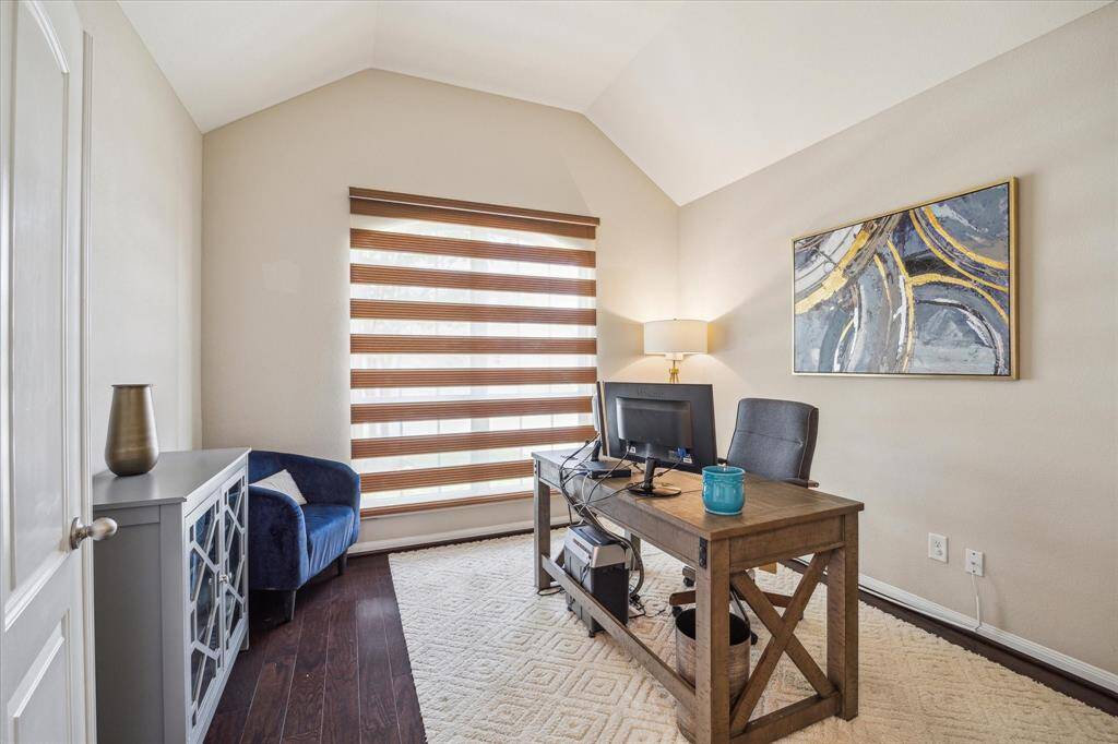 Private first-floor home office, ideal for remote work or quiet study.