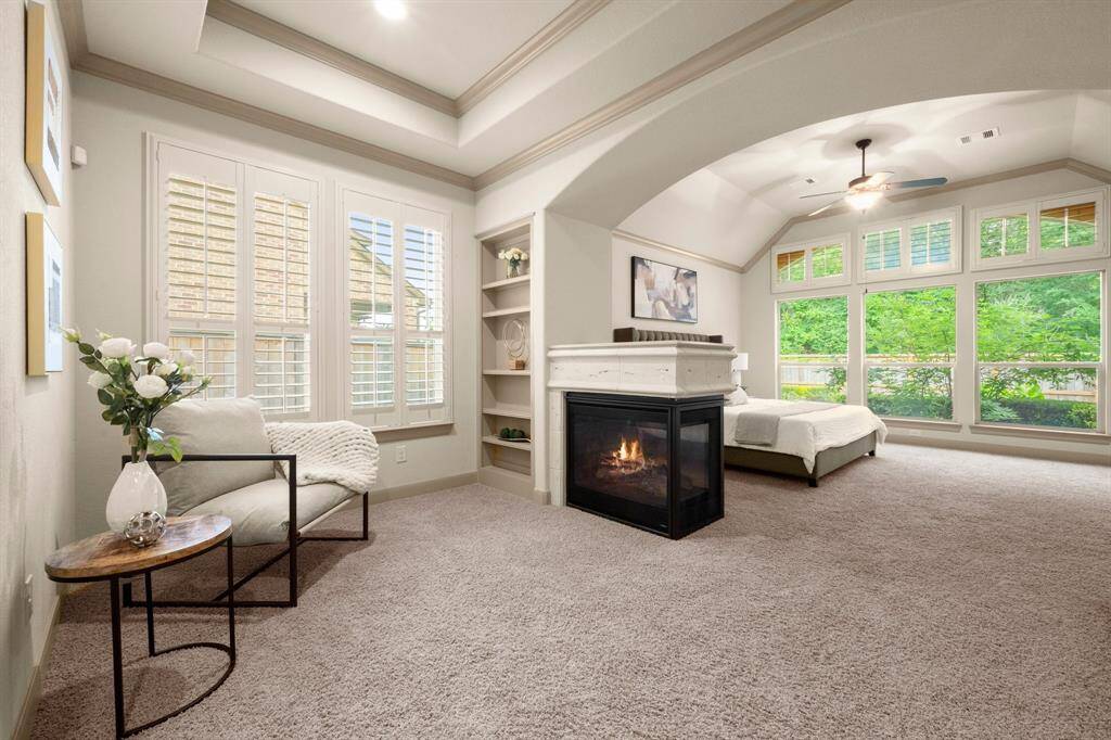 Welcome to your spacious primary bedroom with additional sitting nook!