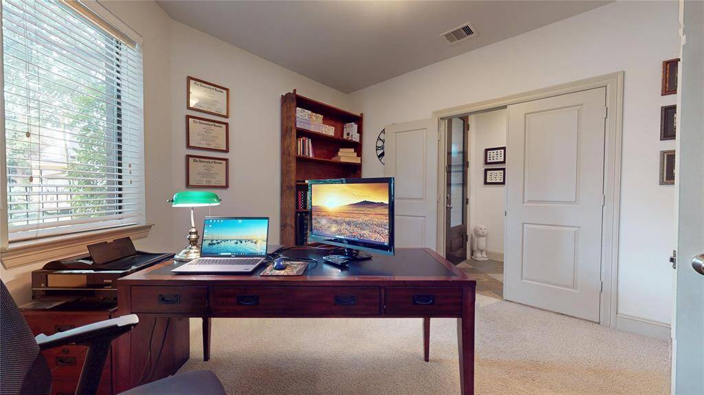 ... as you can see it is presently used as a study -