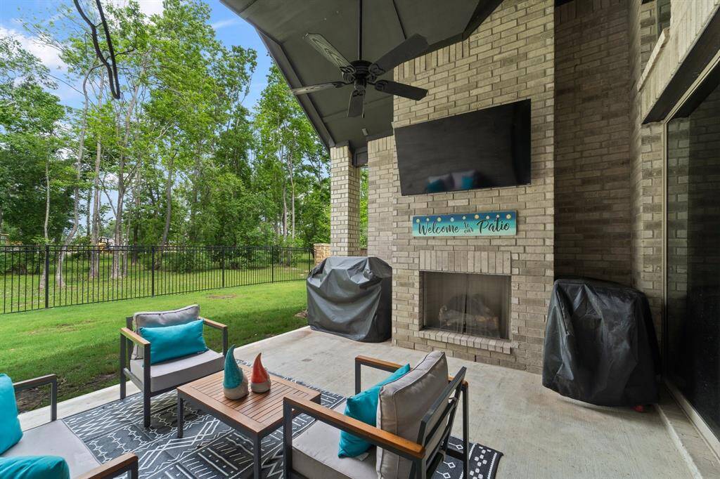 Enjoy this covered patio on those days you want to relax after work, grill out, or entertain friends.