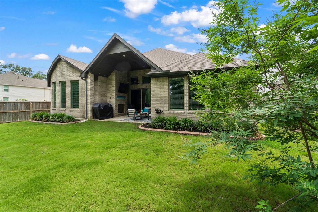View of the back of the home.