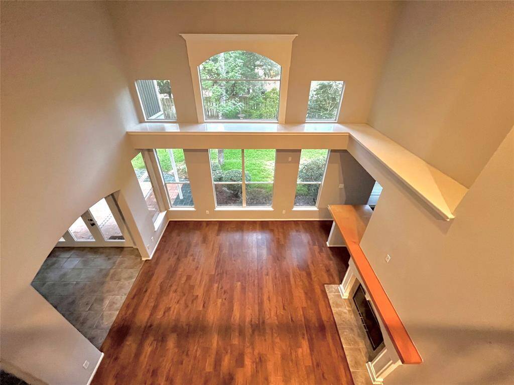 View of the living room from the 2nd floor