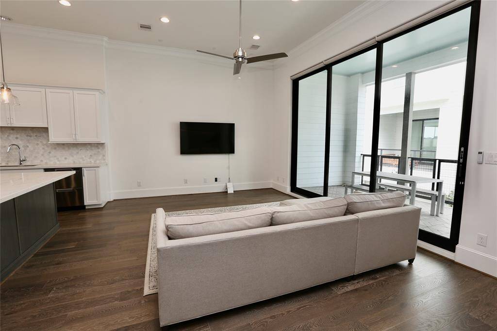 View from staircase leading up to 2nd floor