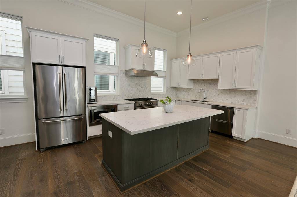 Kitchen - second floor - coming up the staircase - all appliances included seen here