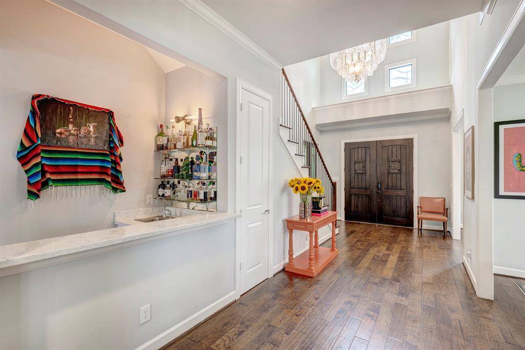 A dramatic entry welcomes your guests.