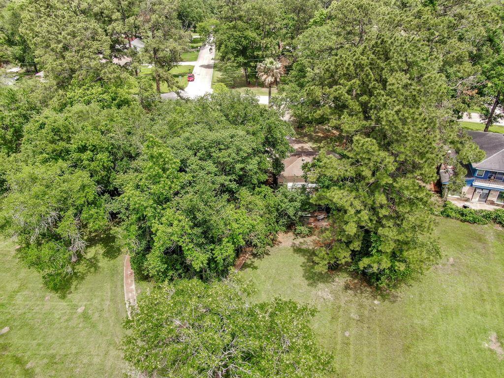 This photo shows the lot home is on and path down to the lake.