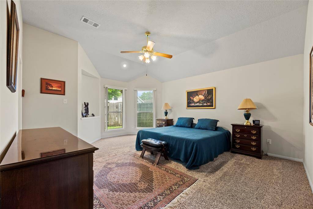 The dining area, conveniently located next to the kitchen and living room, offers plenty of space for a large table—perfect for family meals and gatherings!