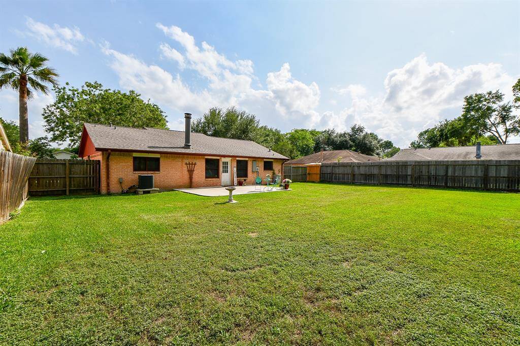 Your backyard oasis awaits, truly a pool size yard.