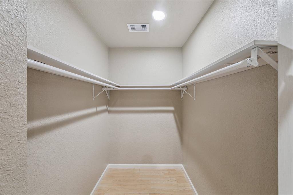 Expansive closet for all your storage needs.