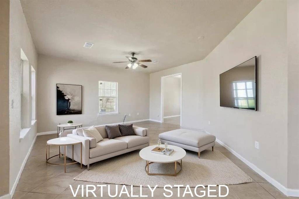 Virtually Staged Living Area