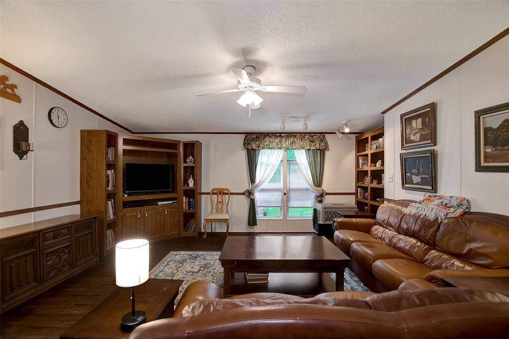 Looking to the back yard