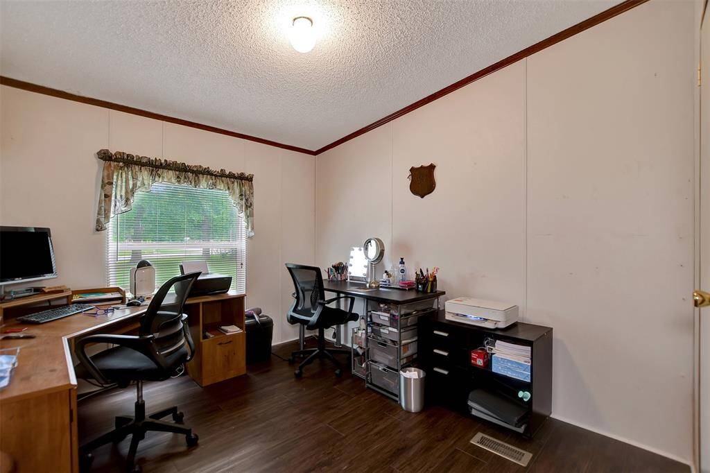 3rd bedroom being used as an office