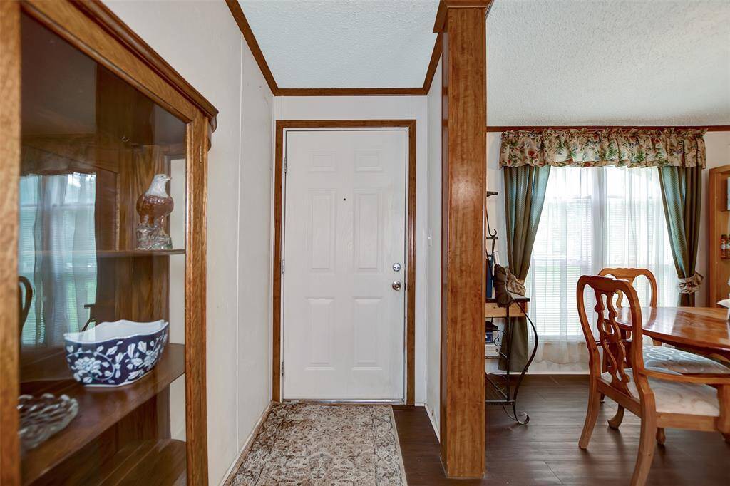 Looking back at front door