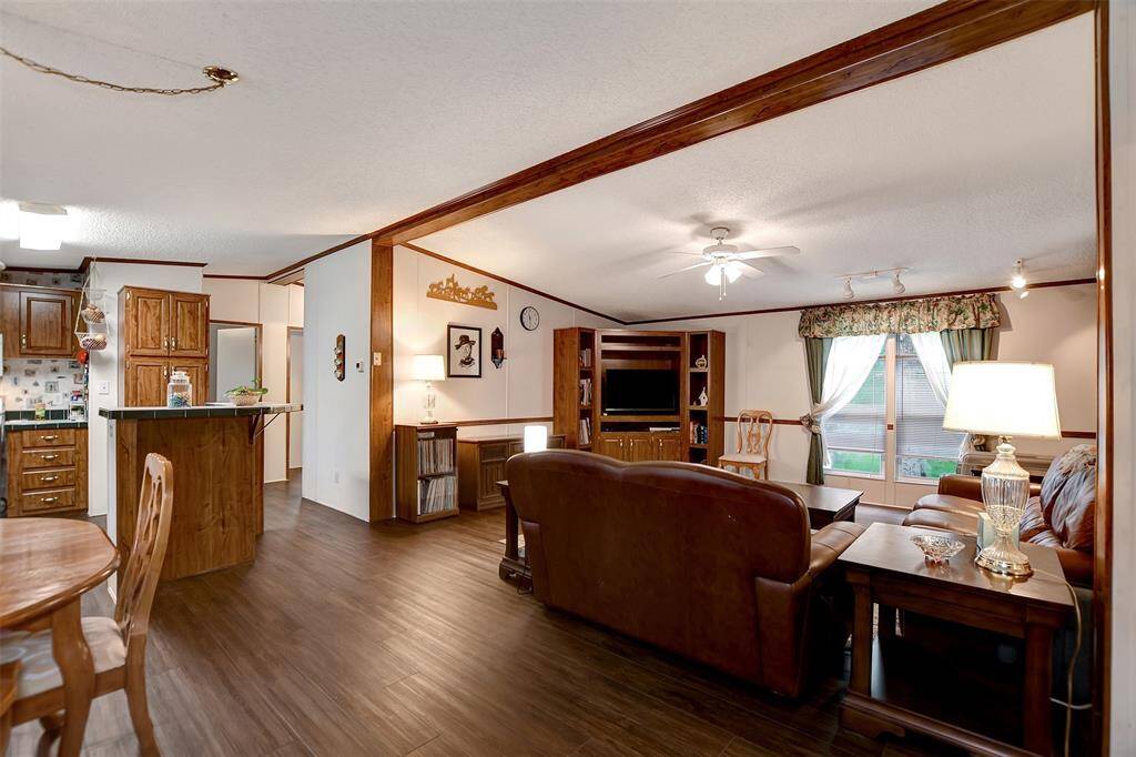 From front door looking into living area