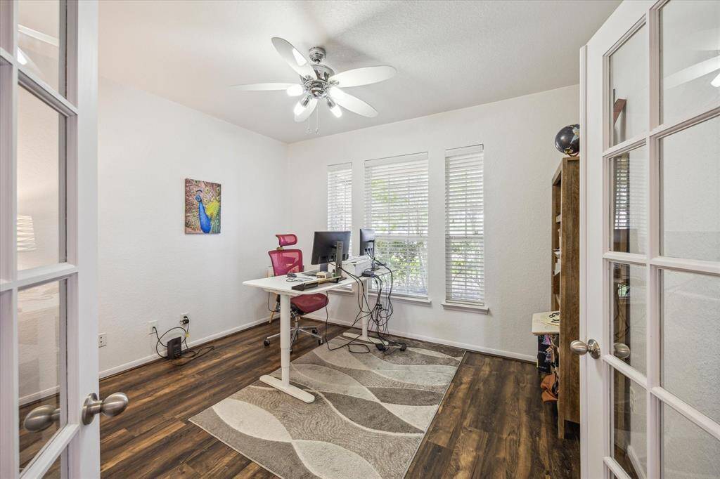 DOWNSTAIRS STUDY WITH FRENCH DOORS