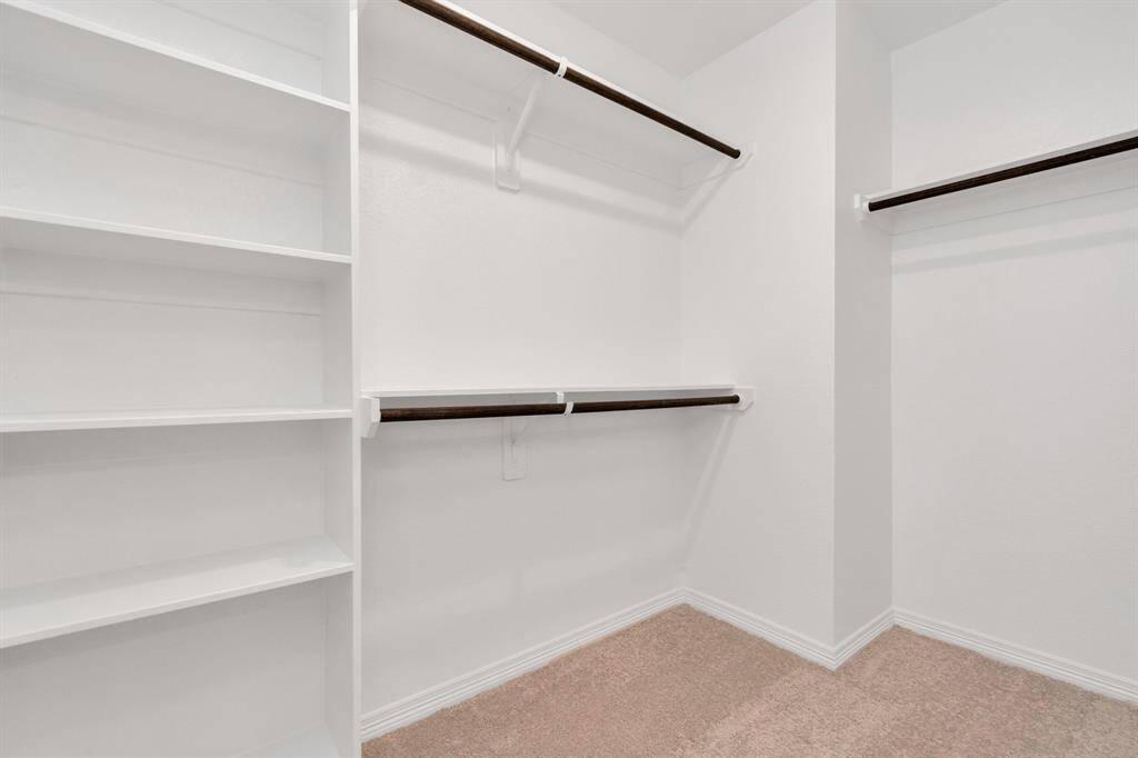 Ample closet space!